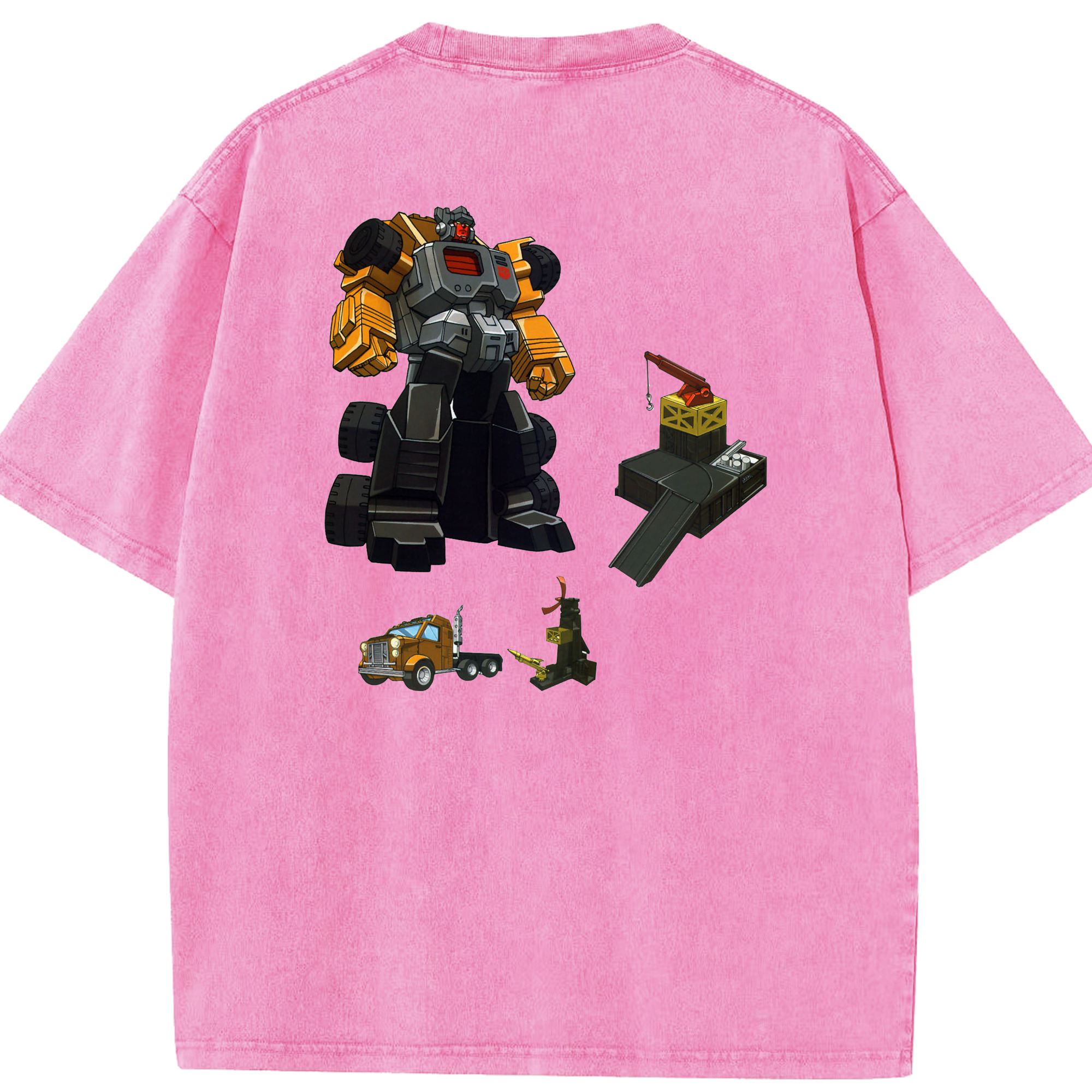 （画像用）  綿100% ヴィンテージ風 半袖Tシャツ（背面プリント）